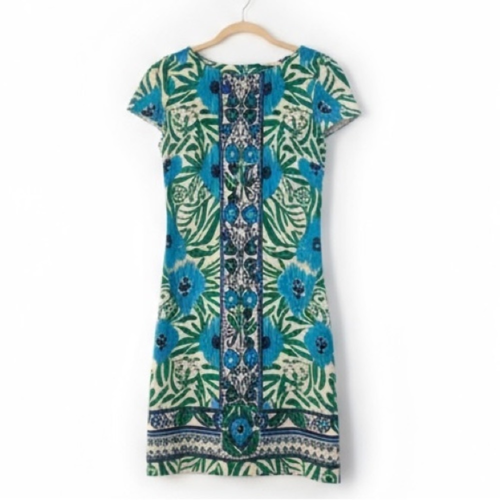 Lilly Pulitzer extra small dress floral and vine pattern